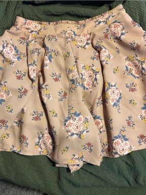 Wishlist Pink Floral Ruffle Blouse